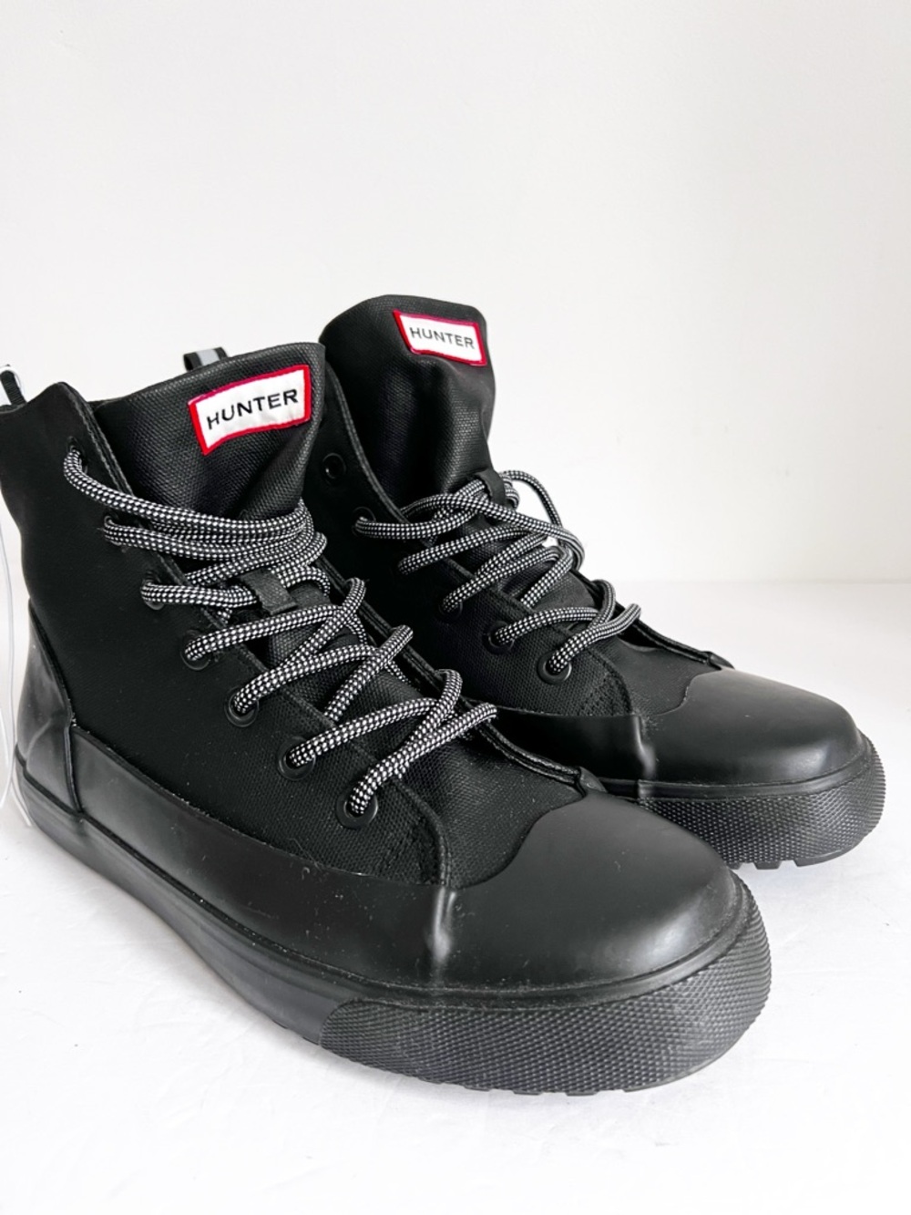 Hunter X Target Collab Black High Top Rain Boots/Shoes Women's 10.5 / Men's 8.5